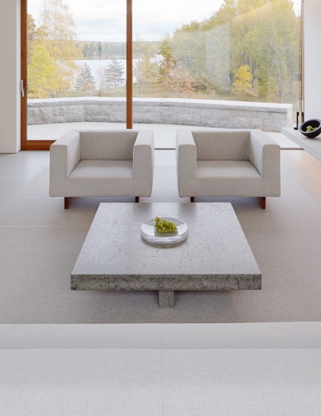 Ölandstein Schweden Kalkstein Gillberga hellgrau Hors geschliffen Tischplatte Ölandstein aestivate