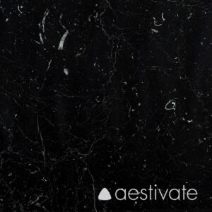 Kalksteinfliese Nero Marquina poliert aestivate