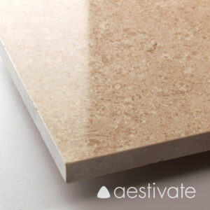 Kalksteinfliese Beige Oliva poliert