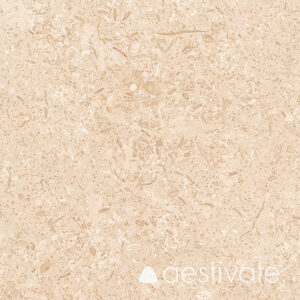 Kalksteinfliese Beige Oliva gebürstet aestivate
