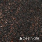 Granitfliese Tan Brown satiniert
