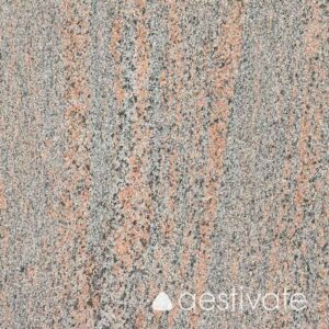 Granitblockstufe Langas Röd Halmstadt geflammt aestivate