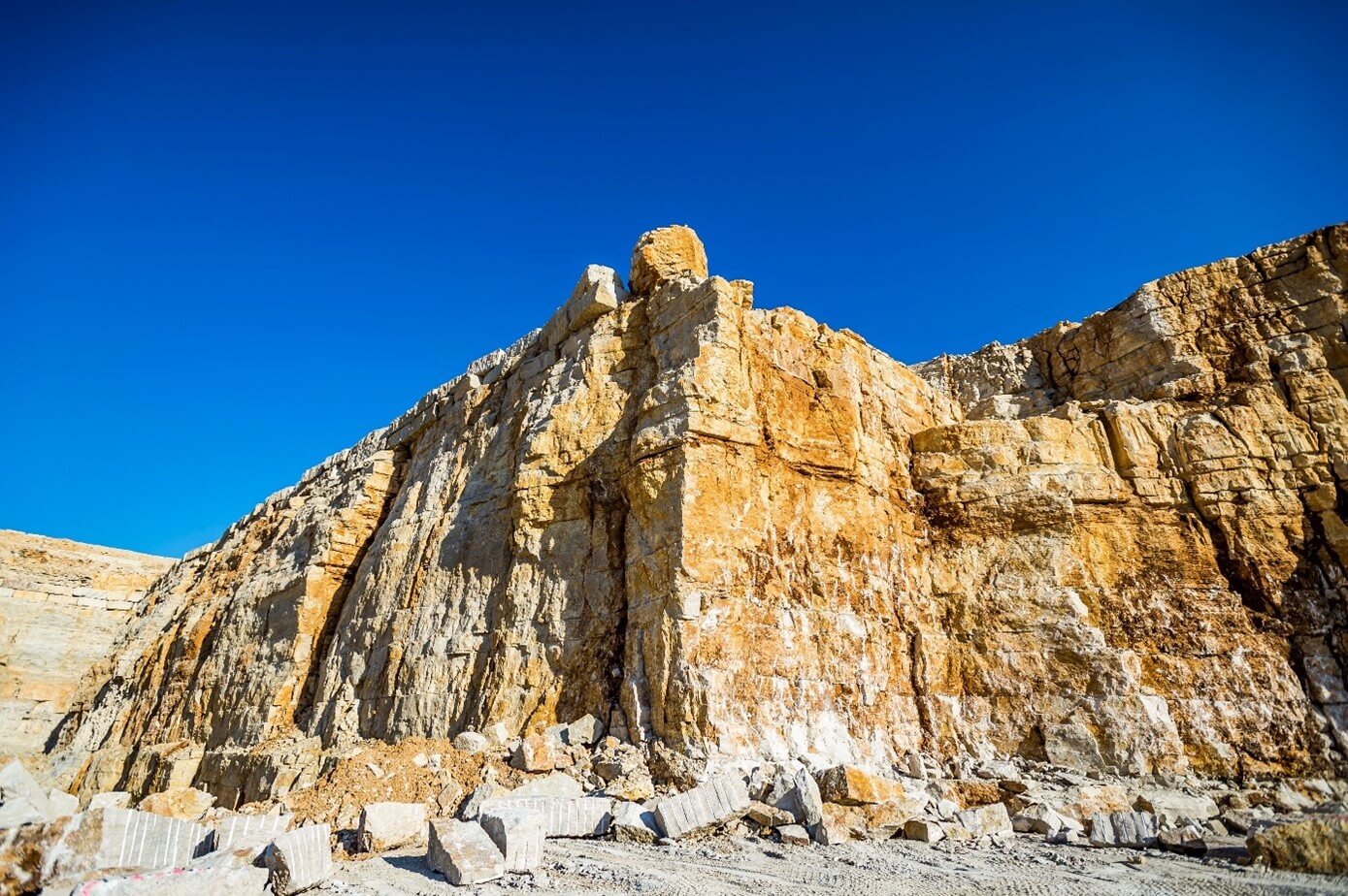 Kalksteinbruch Juramarmor aestivate Kalkstein steinbruch aestivate