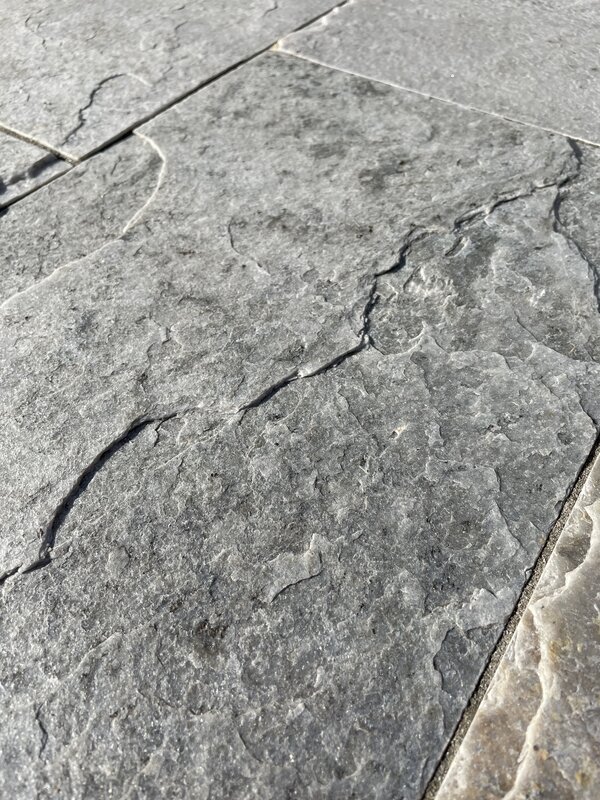 Silberquarzit Terrassenplatte aestivate