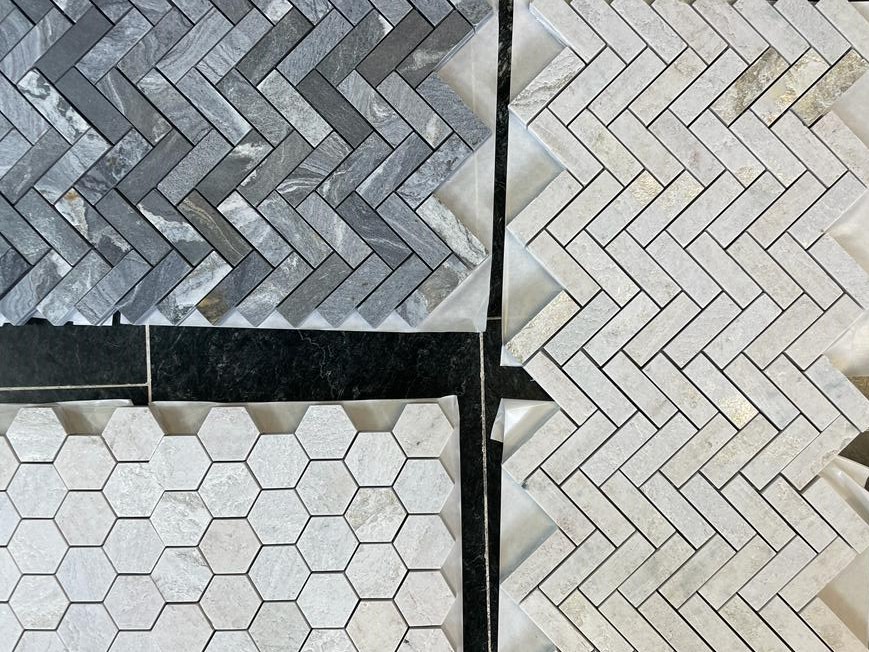 Silberquarzit Mosaik aestivate Silberquarzit Mosaik aestivate